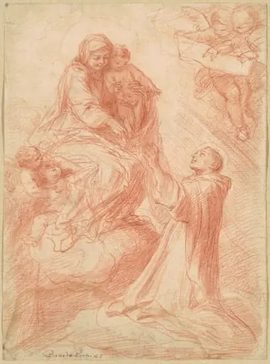 The Vision of Simon Stock, by Pietro Antonio de Pietri