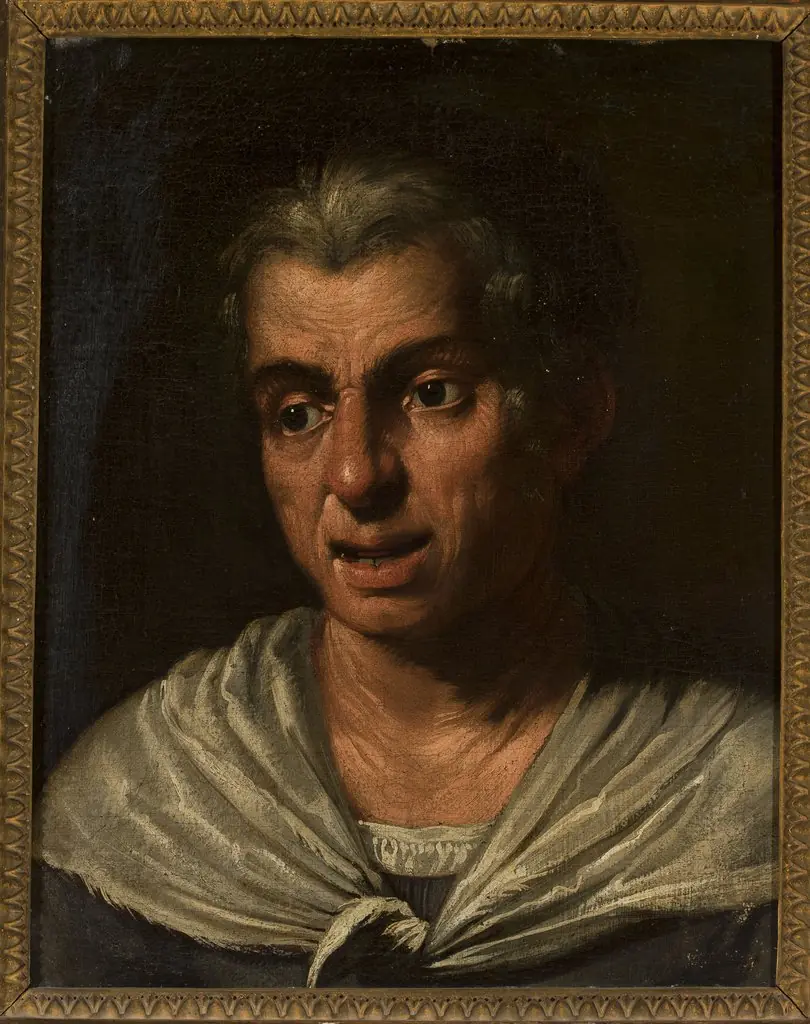 Bust of an old woman, by Pietro Bellotti