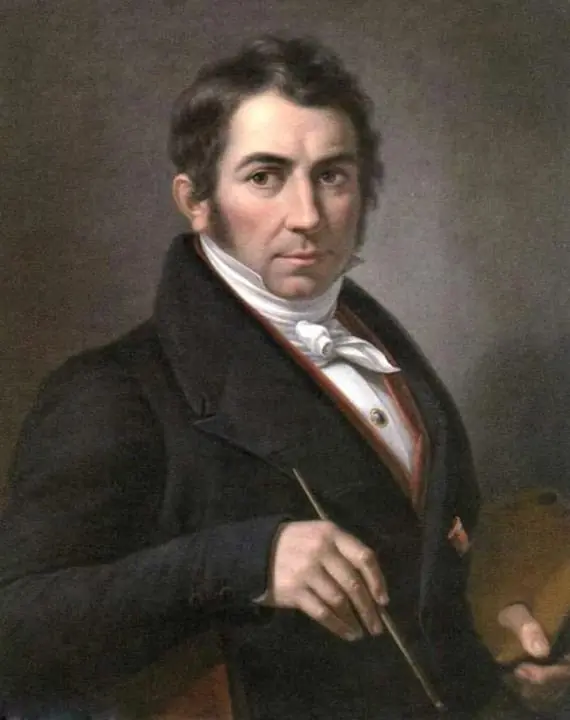 Self-portrait, by Pietro Benvenuti