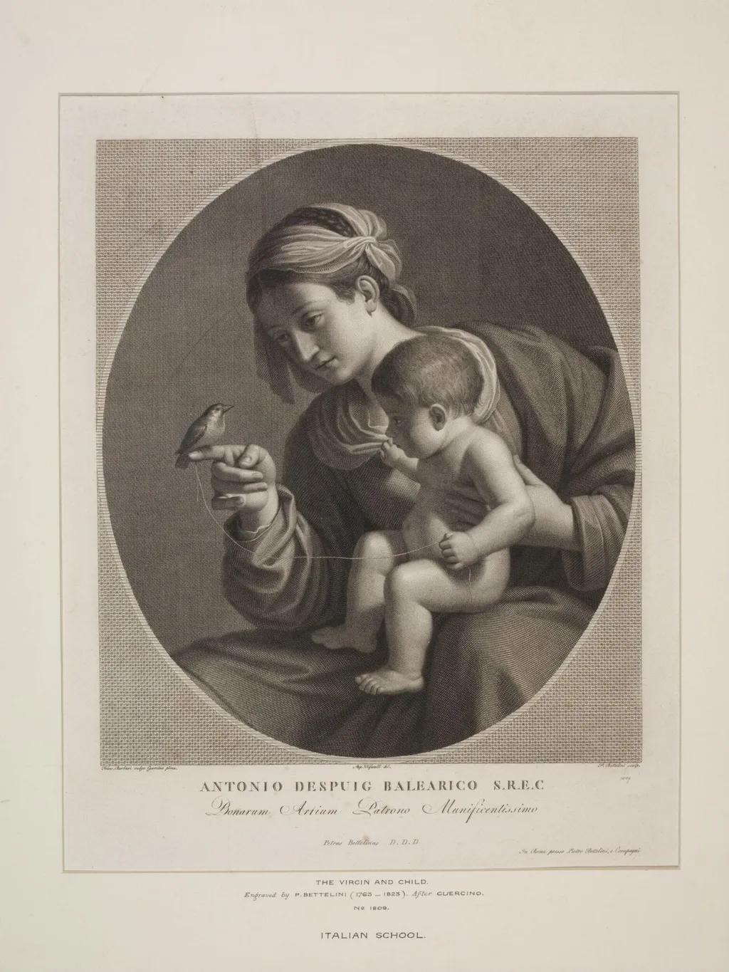 The Virgin and Child, by Pietro Bettelini