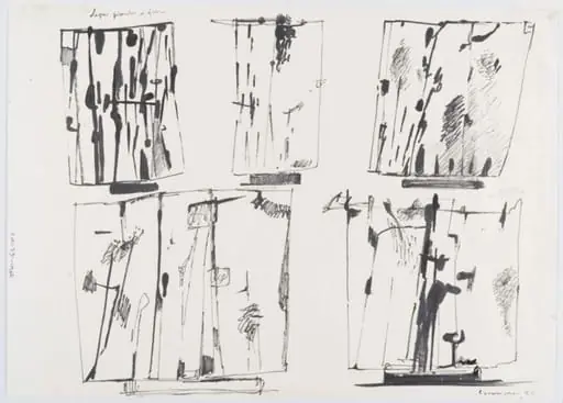 Study for a sculpture, by Pietro Consagra