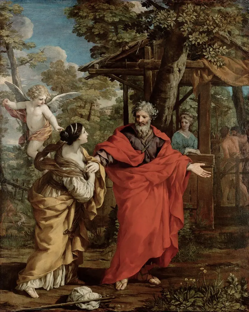 Abraham and Hagar, by Pietro da Cortona