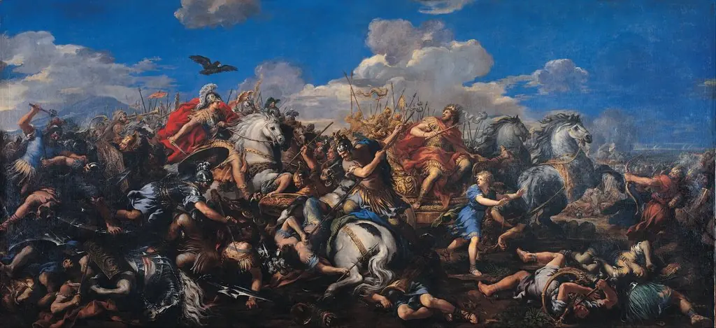 Battle of Alexander versus Darius, by Pietro da Cortona