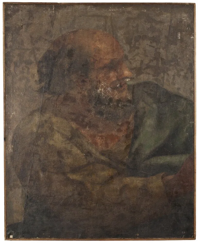 Figure, by Pietro da Cortona, oil, 1642
