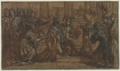 The Idolatry of Solomon, by Pietro da Cortona