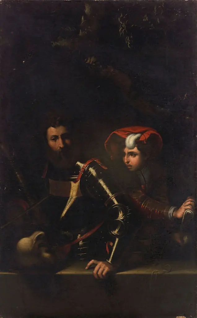 Saul und David mit dem Haupt des Goliath, by Pietro della Vecchia