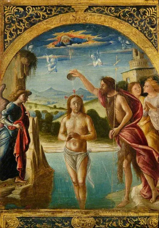 The Baptism of Christ, by Pietro di Francesco degli Orioli