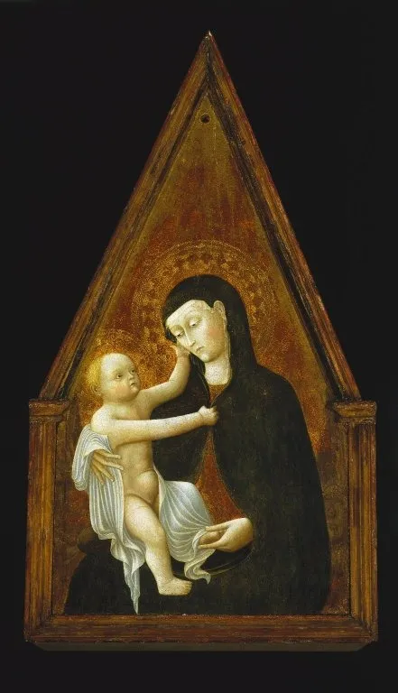 Madonna and Child (78.151.9), by Pietro di Giovanni d'Ambrogio, unspecified, 1440