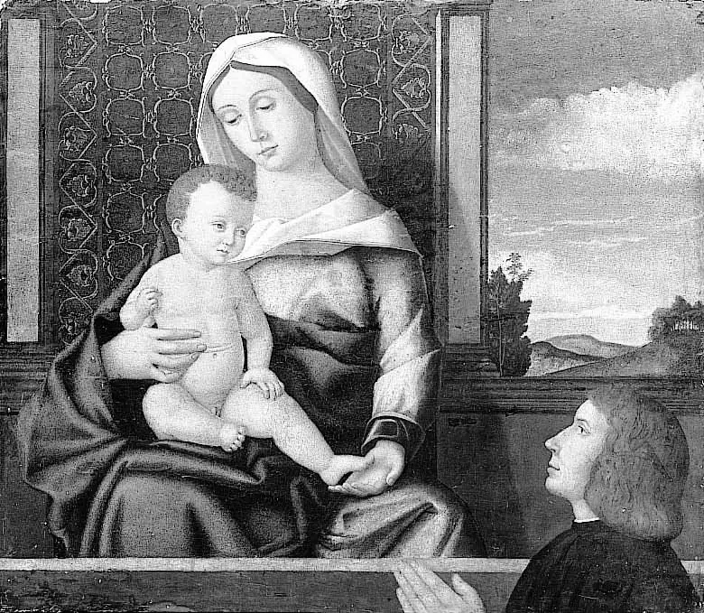 The Virgin and Child with a Donor, by Pietro di Niccolò Duia