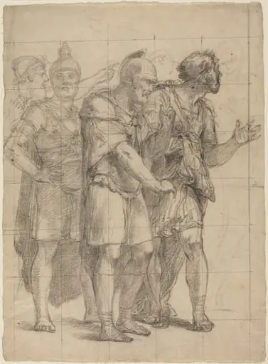 Four Standing Warriors, by Pietro Fancelli