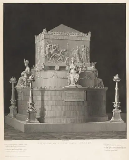 Funerary Monument to Horatio Nelson, by Pietro Fontana