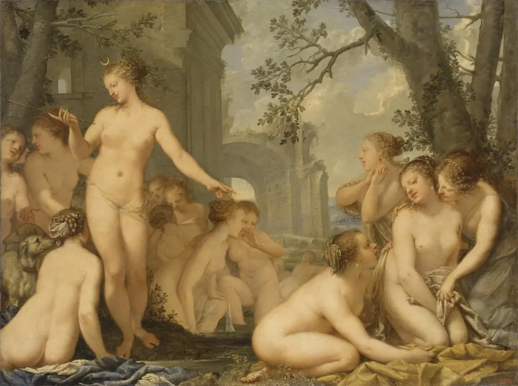 Diana and Callisto, by Pietro Liberi