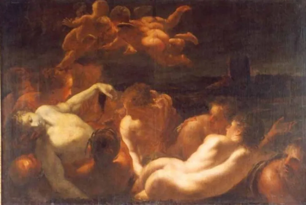 Moartea lui Leandru, by Pietro Liberi, unspecified, 1650