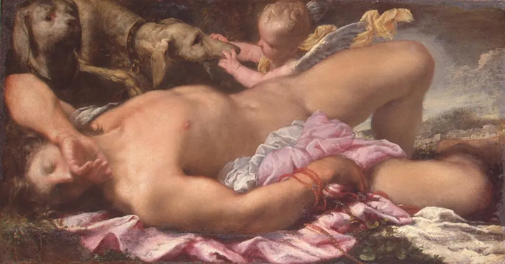 Sleeping Endymion, by Pietro Liberi
