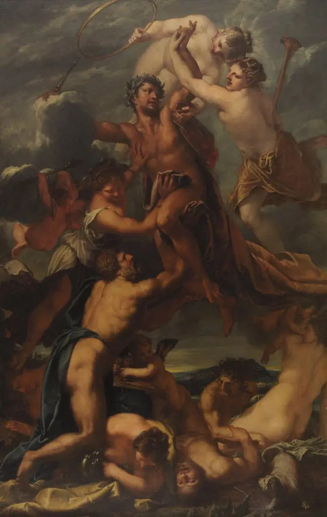 The apotheosis of Emperor Leopold I, by Pietro Liberi