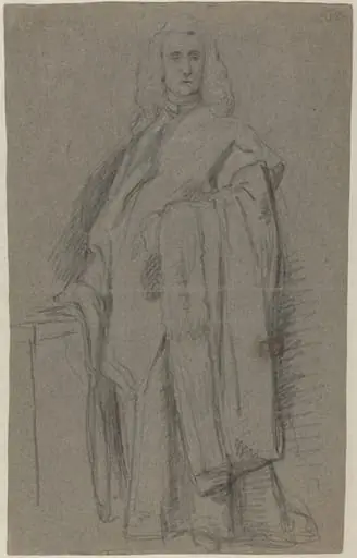 A Venetian Procurator of San Marco [recto], by Pietro Longhi