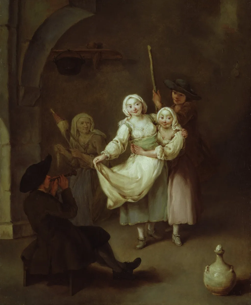 The Dance, by Pietro Longhi, oil, 1750