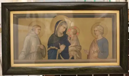 Virgin and Child with St John and St Francis, by Pietro Lorenzetti