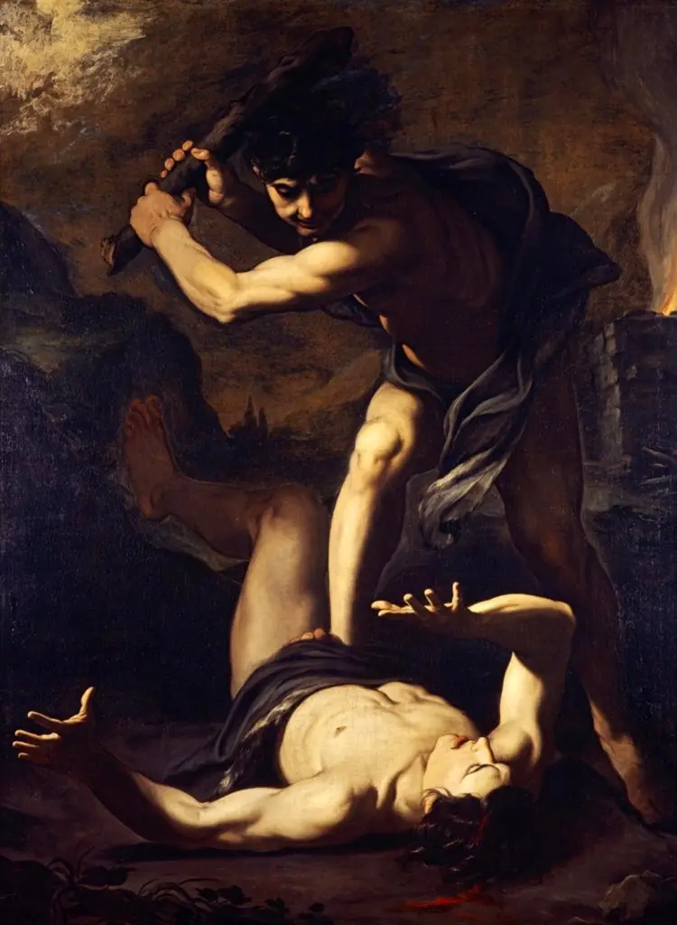 Cain Killing Abel, by Pietro Novelli