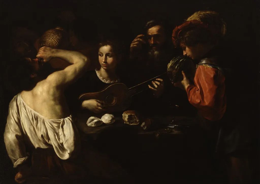 Allegory of the Five Senses, by Pietro Paolini, oil, 1630