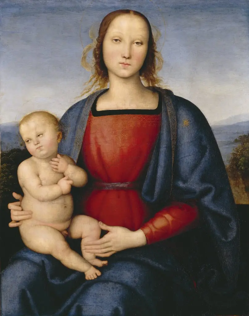 Madonna and Child, by Pietro Perugino