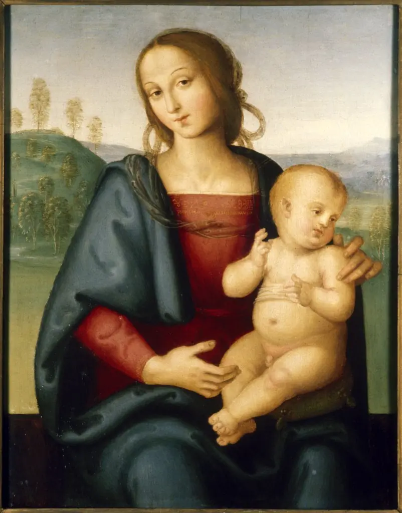 Madonna and Child, by Pietro Perugino