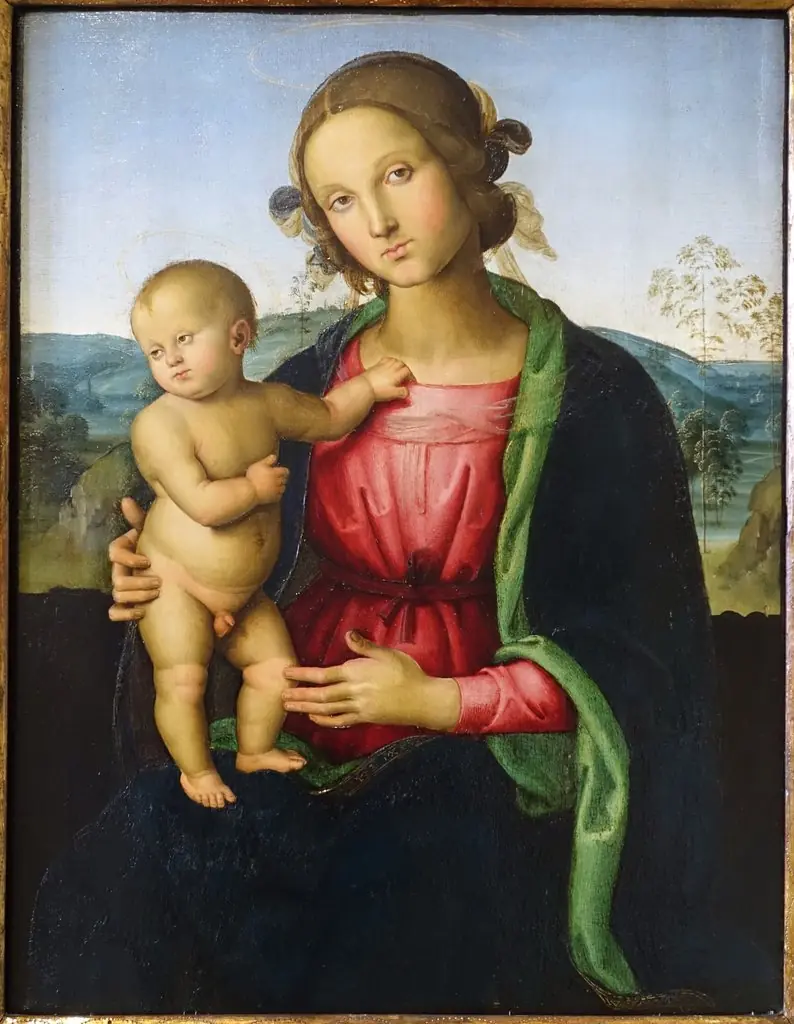 Madonna and Child, by Pietro Perugino
