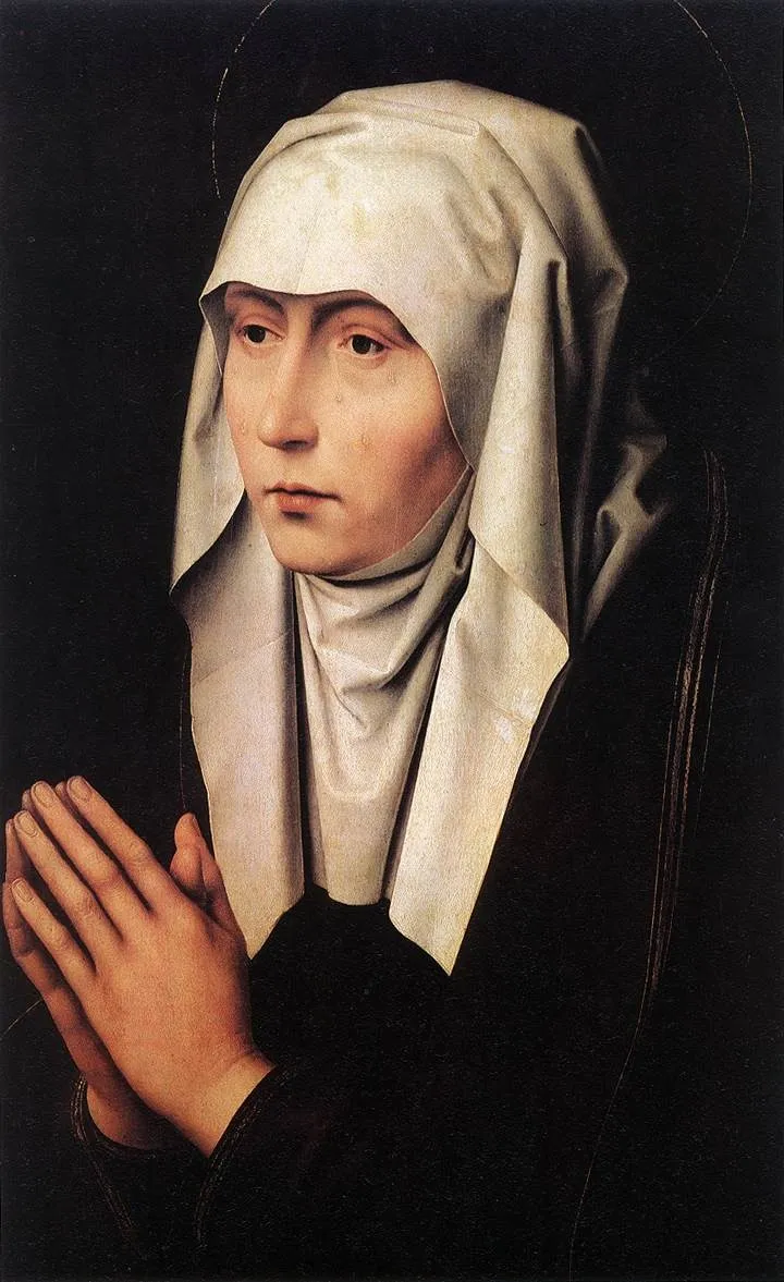 Mater Dolorosa, by Pietro Perugino, oil, 1490