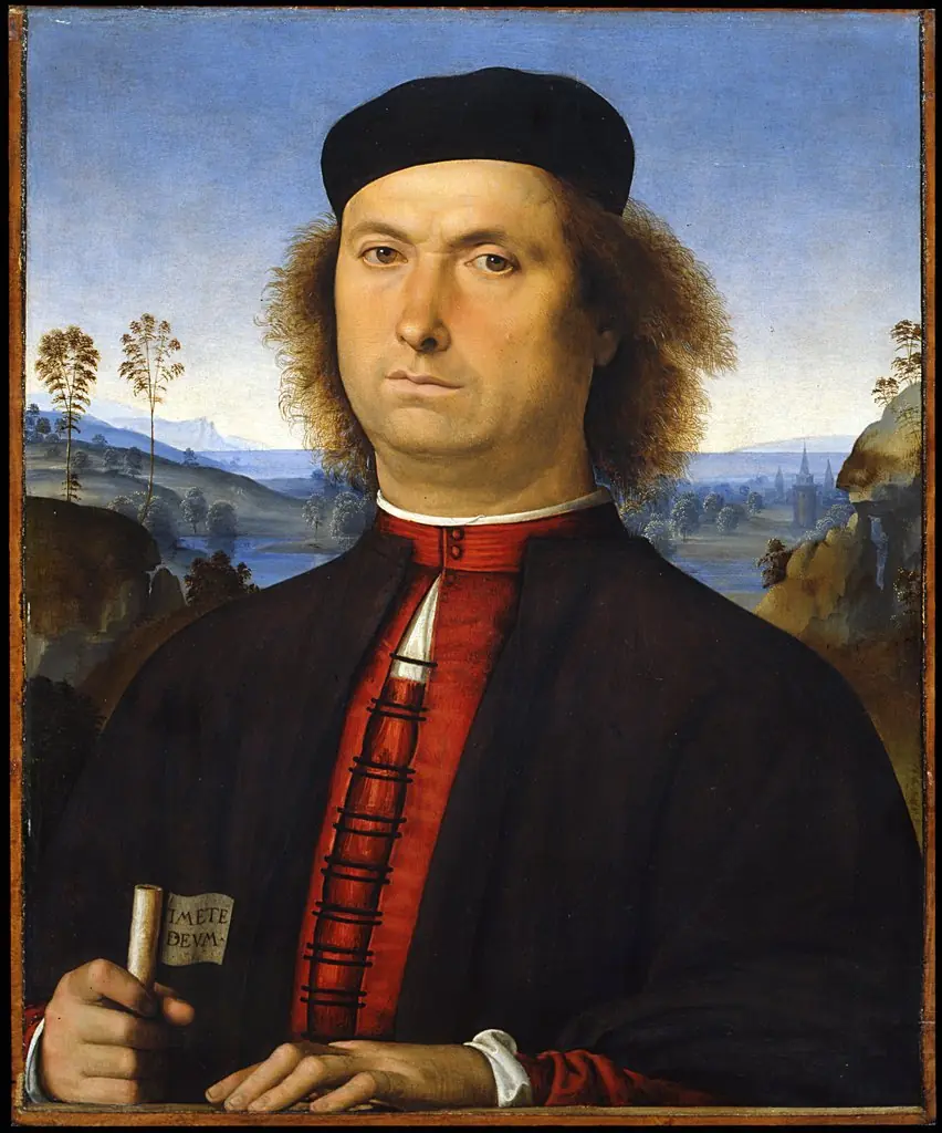 Portrait of Francesco delle Opere, by Pietro Perugino