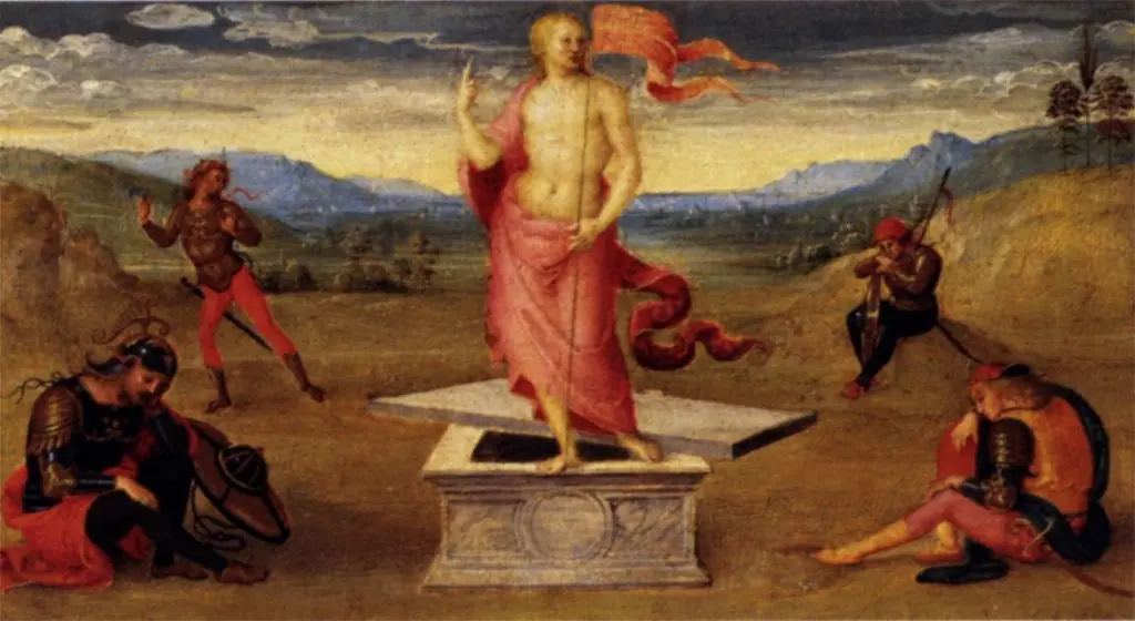 Resurrection of Christ, by Pietro Perugino