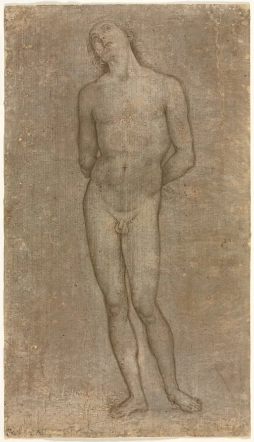 Saint Sebastian, by Pietro Perugino, 1493