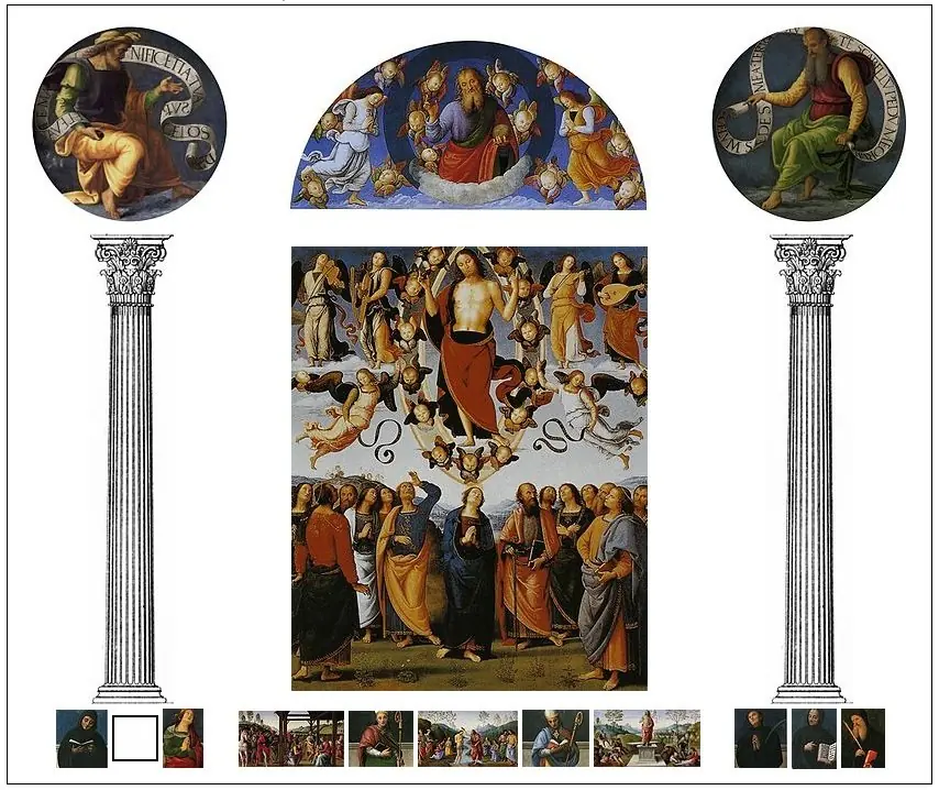 San Pietro Polyptych, by Pietro Perugino