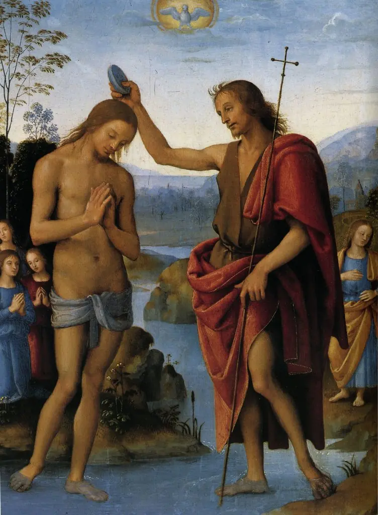 The Baptism of Christ, by Pietro Perugino