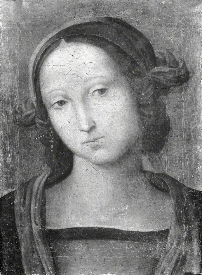 The Head of the Virgin, by Pietro Perugino