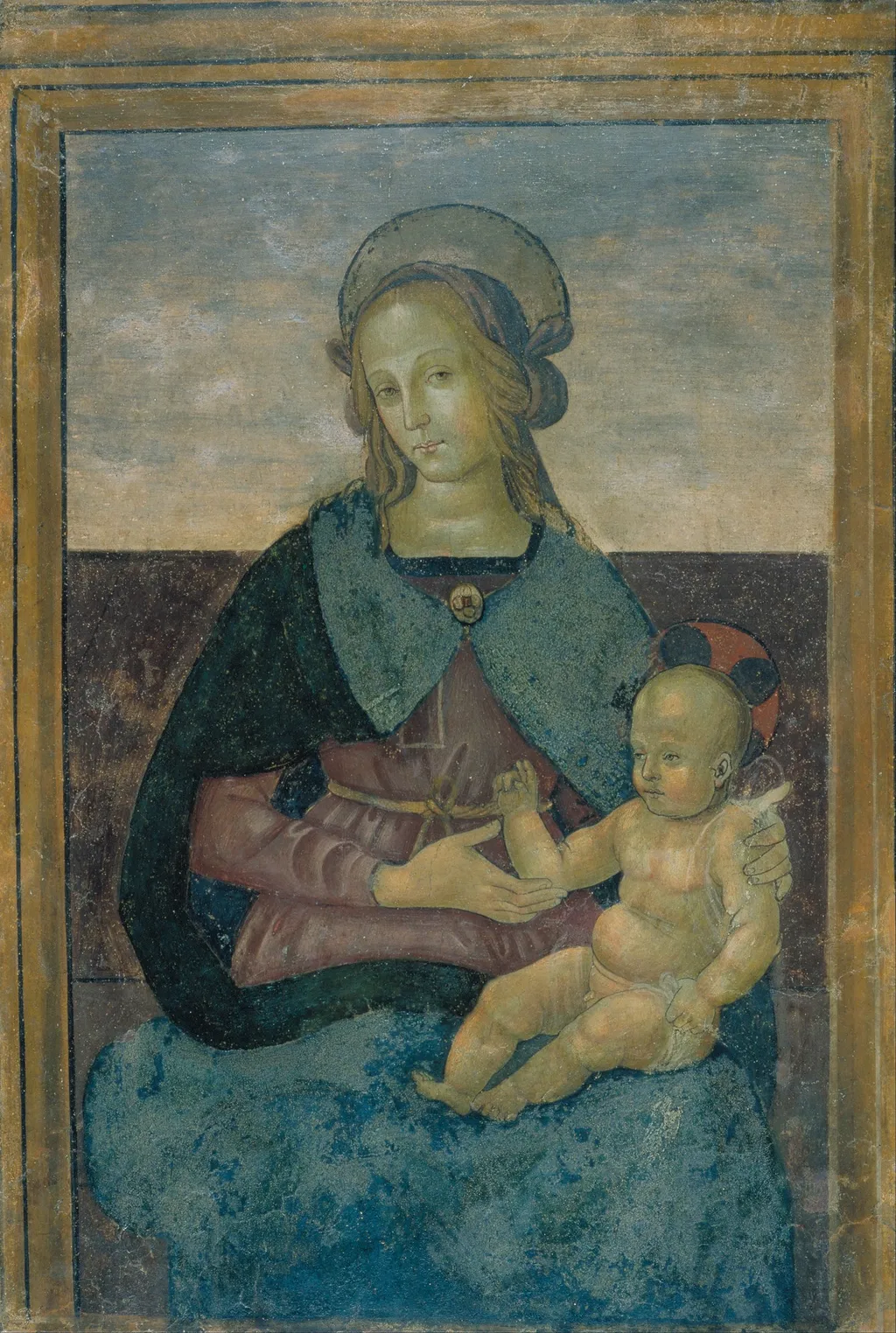 Virgin and Child, by Pietro Perugino, unspecified, 1495