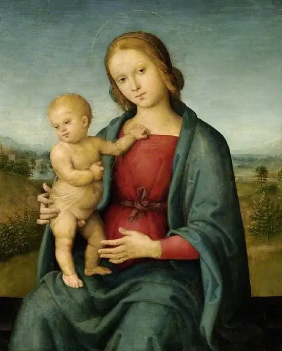 Virgin and Child, by Pietro Perugino