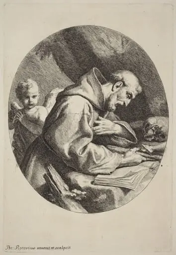 Saint Francis, by Pietro Rotari