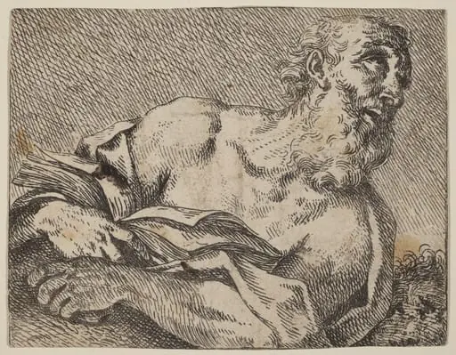 Saint Jerome, by Pietro Rotari