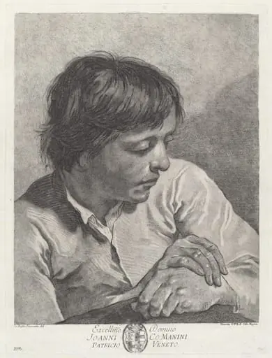 A Young Man with His Hands Crossed, by Pietro Scattaglia