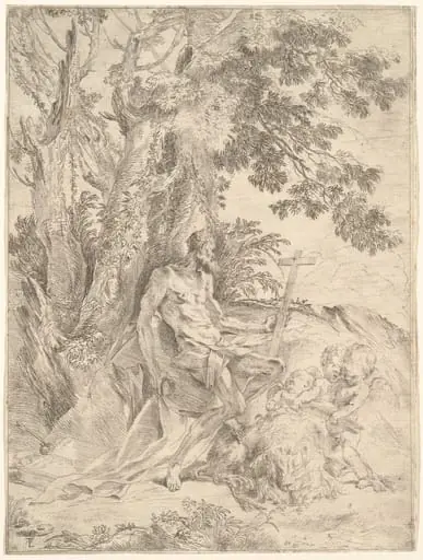 Saint Jerome, by Pietro Testa