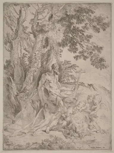Saint Jerome, by Pietro Testa