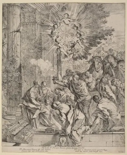 The Adoration of the Magi, by Pietro Testa