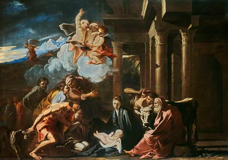 The Adoration of the Shepherds, by Pietro Testa