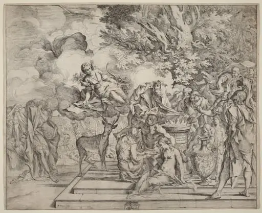 The Sacrifice of Iphigenia, by Pietro Testa