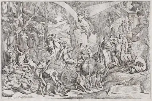 The Triumph of Painting on Parnassus, by Pietro Testa