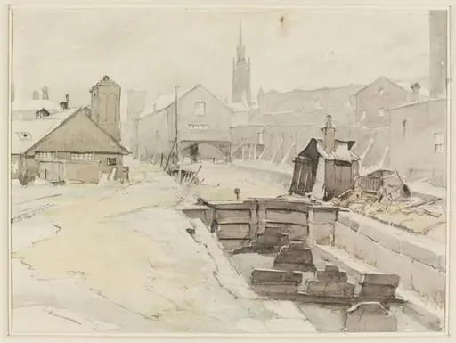 Manchester Ship Canal, Quay Street, Manchester, by Pile