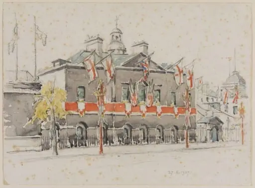 The Horse Guards. South wing
