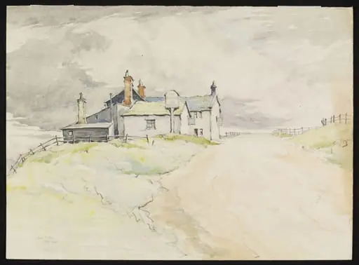 The White House Inn, Blackstone Edge, near Littleborough, by Pile