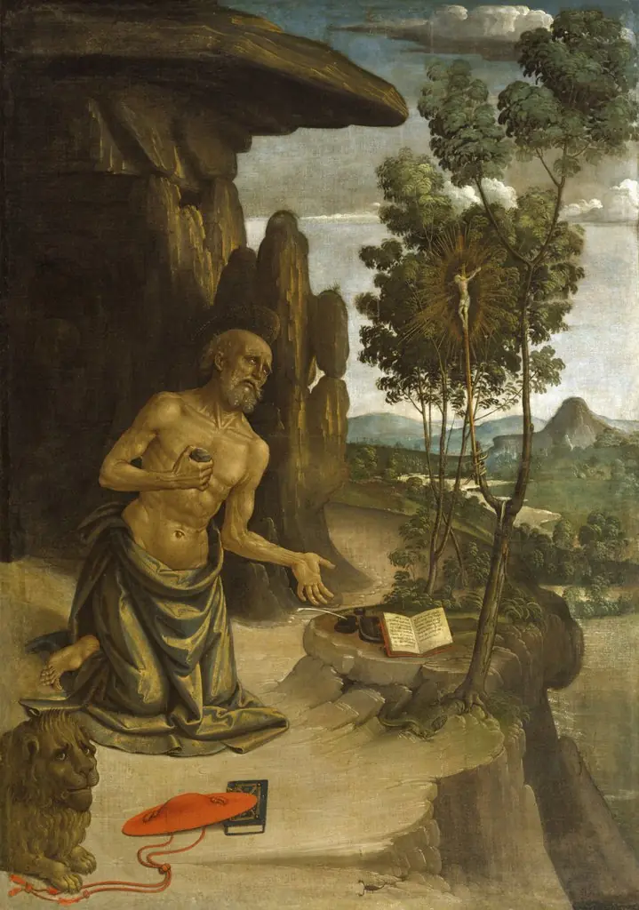 Saint Jerome in the Wilderness, by Pinturicchio