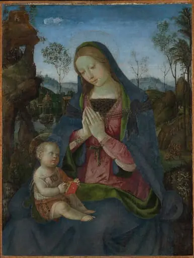 Virgin and Child, by Pinturicchio